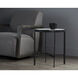 Willem 22.25 X 20 inch White Marble End Table